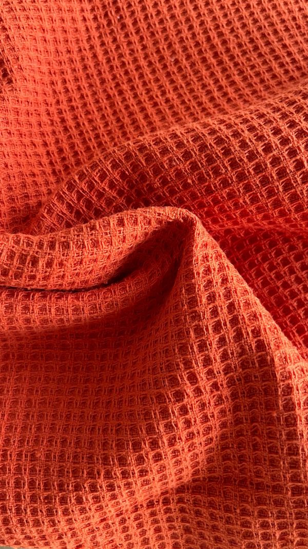 Tela Waffle Terracota