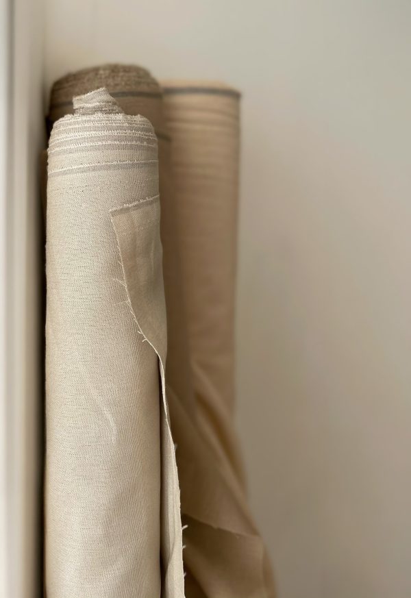 Lino Beige - rollo 50 mts